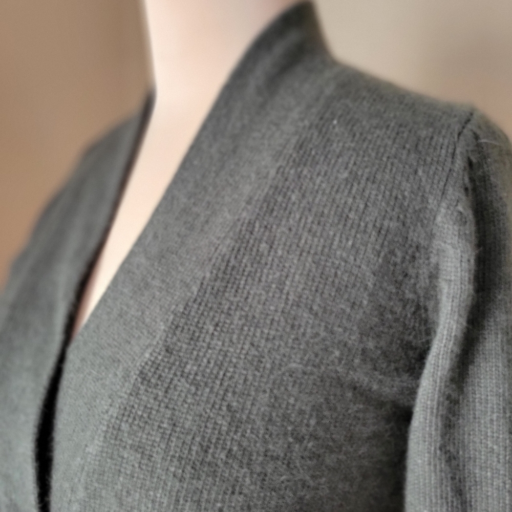 Carole Little Olive Green Single Button Cardigan Women's Size Small - Picture 4 of 10